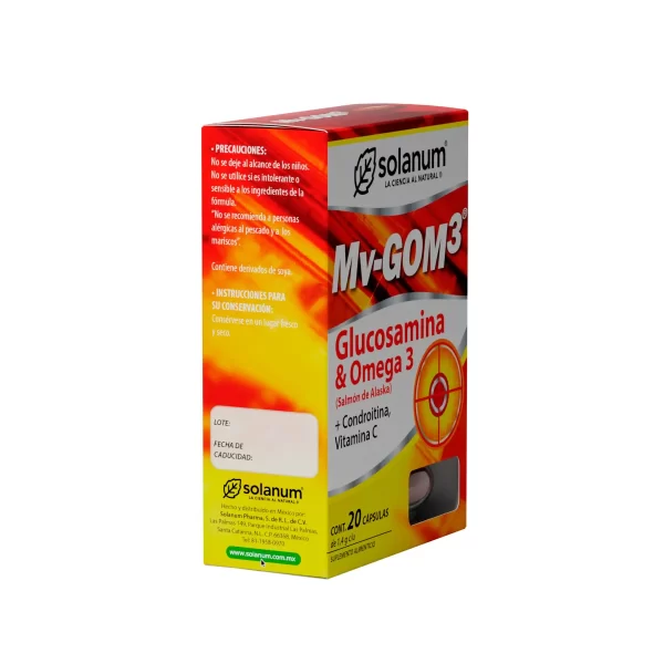 Mv-Gom3 Glucosamina 20 Cápsulas
