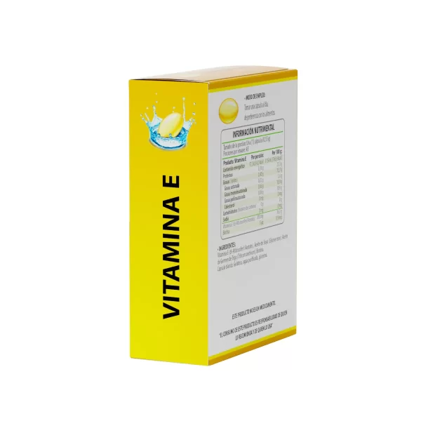 Vitamina E + Biotina 45 Cápsulas