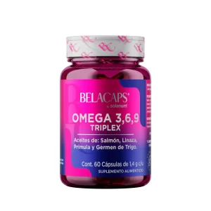Omega 3,6,9 Triplex 60 Cápsulas Belacaps Bote Rosa