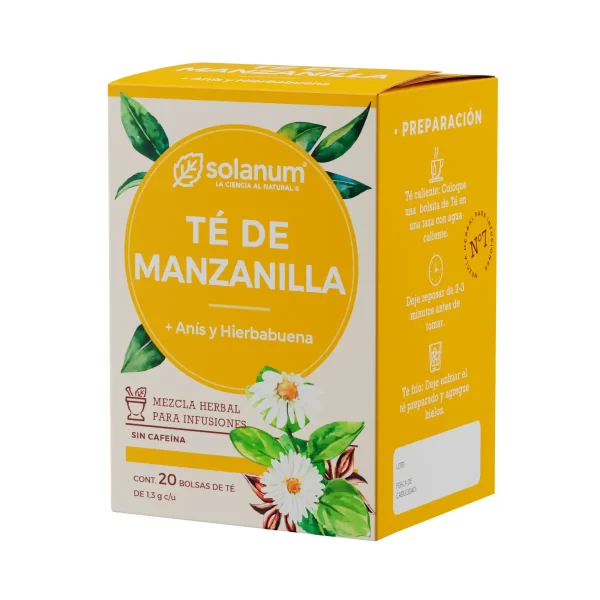Té de Manzanilla 20 Bolsas de 1,3g