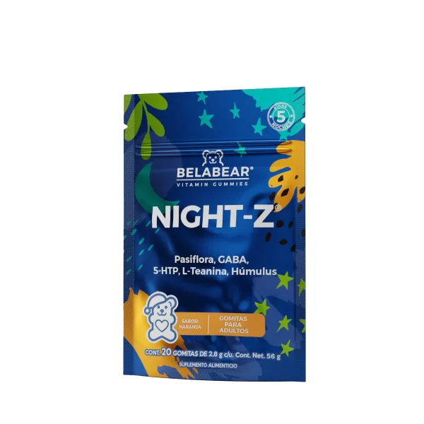 Night-Z 20 Gomitas Belabear Bolsa
