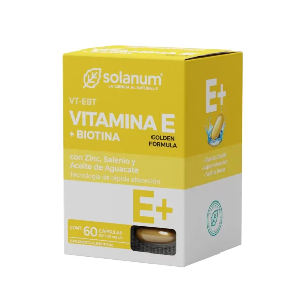 Vitamina E Golden 60 Cápsulas Caja