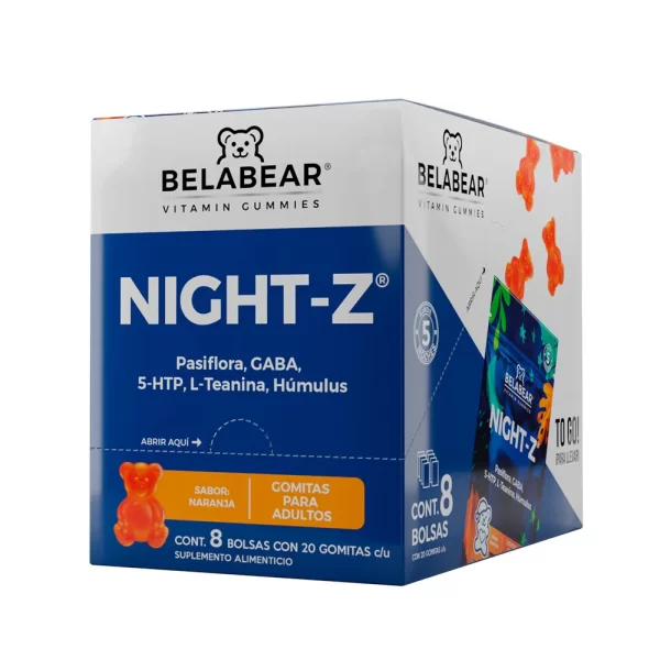 Night-Z Display con 8 Bolsas de Gomitas Belabear