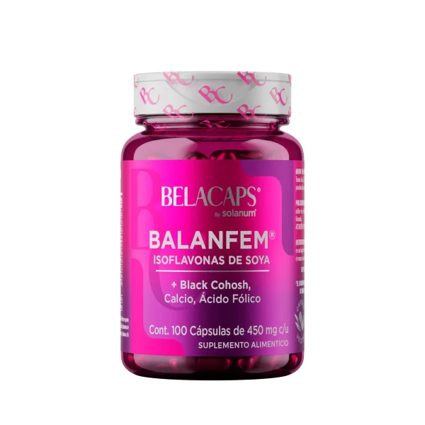 Balanfem 100 Cápsulas Belacaps Bote Rosa
