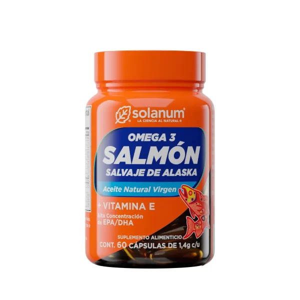 Omega 3 Salmón + Vitamina E 60 Cápsulas