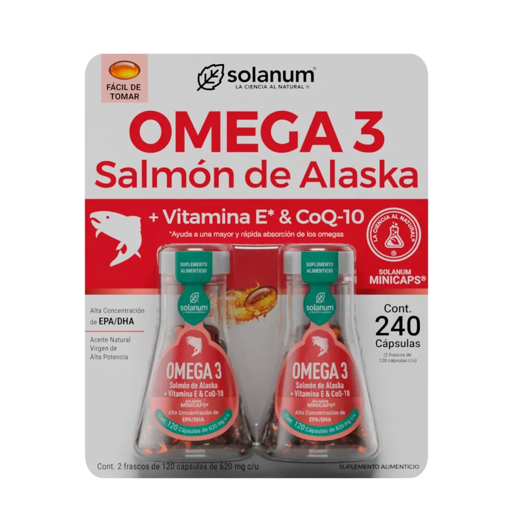 Omega 3 Salmón + CoQ-10 240 Cápsulas Matraz