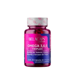 Omega 3,6,9 Triplex 30 Cápsulas Belacaps Bote Rosa