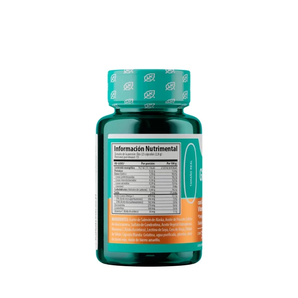 Mv-Gom3 Glucosamina + Omega 3 30 Cápsulas