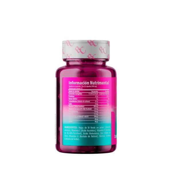Biotina 50 Cápsulas Belacaps Bote Rosa