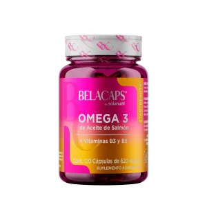 Omega 3 120 cápsulas Belacaps Bote Rosa