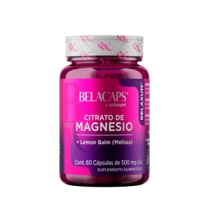 Magnesio 60 cápsulas Belacaps Bote Rosa